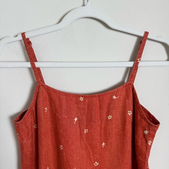 Y2K Vintage Abercrombie & Fitch Linen Mini Dress Size XS 2000s - Picture 2 of 7